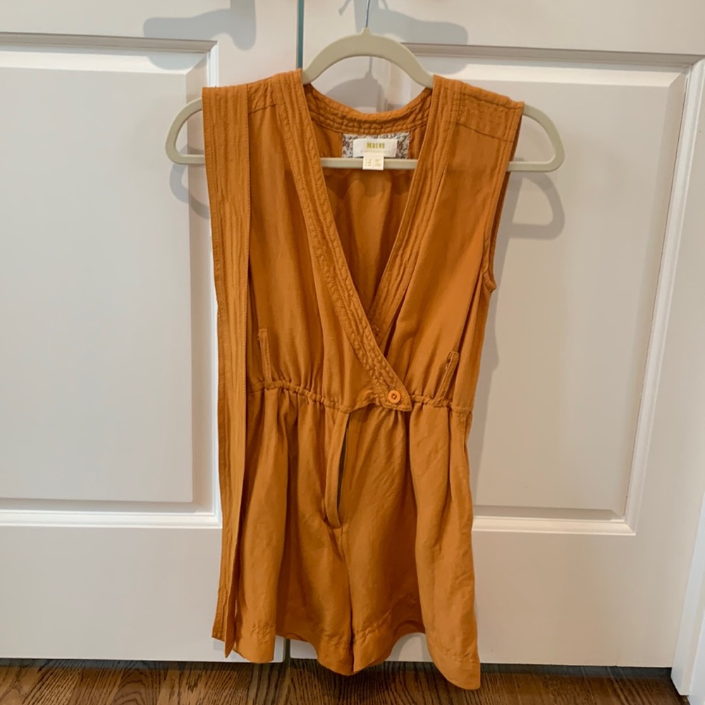 Maeve Orange Sleeveless Dress
